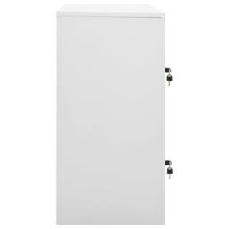Berkfield Home Locker Cabinets 5 pcs Light Grey 90x45x92.5 cm Steel - thumbnail 4