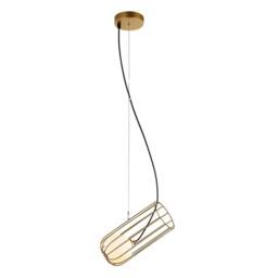Netlighting Modern Hanging Pendant Golden 1 Light with Gold White Shade G9 - thumbnail 2
