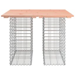 Berkfield Home Garden Bench Gabion Design 100x102x72 cm Solid Wood Douglas in Brown - Size: 100 x 102 x 72 cm - thumbnail 5