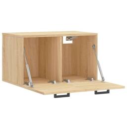 Berkfield Home Wall Cabinet Sonoma Oak 60x36.5x35 cm Engineered Wood in Brown - thumbnail 6