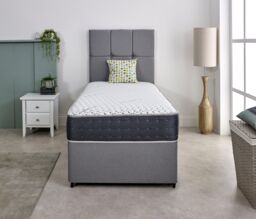 Starlight Beds Cashmere 1000 Pocket Natural Mattress in Black - Size: King - thumbnail 2