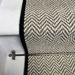 RainbowHome Herringbone Java Stair Runner With 100% Pure Wool Edge in Stone - Size: 50 cm x 600 cm - thumbnail 2