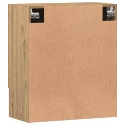 Berkfield Home Wall Cabinet Artisan Oak 60x31x70 cm Engineered Wood in Brown - Size: 60 x 31 x 70 cm - thumbnail 6