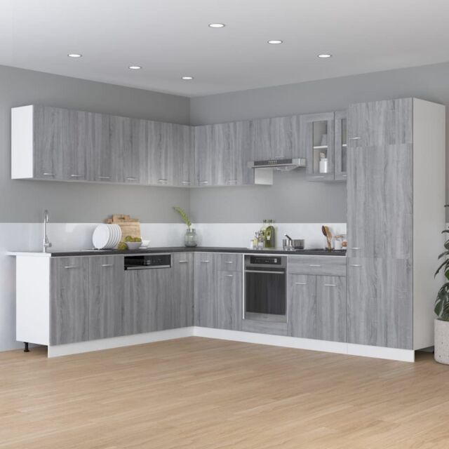 Berkfield Home Drawer Bottom Cabinet Grey Sonoma 60x46x81.5 cm Engineered Wood - image 1