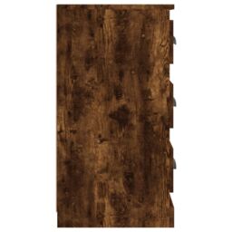 Berkfield Home Sideboards 2 pcs Smoked Oak Engineered Wood in Brown - thumbnail 5