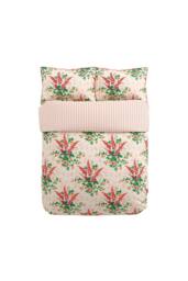 V&A 'Larkspur Meadow' Cover Set S/B Coral - Size: Single - thumbnail 4