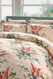 V&A 'Larkspur Meadow' Cover Set S/B Coral - Size: Single - thumbnail 2