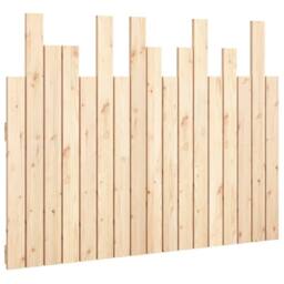 Berkfield Home Wall Headboard 108x3x80 cm Solid Wood Pine in Light Tan - Size: 108 x 3 x 80 cm - thumbnail 1