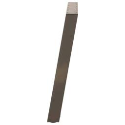 Berkfield Home vidXL Dining Table Legs U-Shaped 2 pcs Natural Steel 60x(72-73) c… in Brown - thumbnail 6