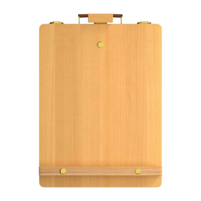 VOGREX Portable Wooden Sketch Box Easel Desk with Drawers in Beige - image 1