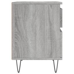 Berkfield Home Bedside Cabinets 2 pcs Grey Sonoma 40x35x50 cm Engineered Wood - Size: 40 x 35 x 50 cm - thumbnail 8