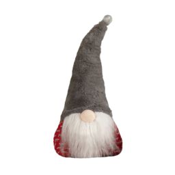 Samuel Alexander 35cm Battery Operated Light up Christmas Gonk with Grey Hat & Red Body - thumbnail 8