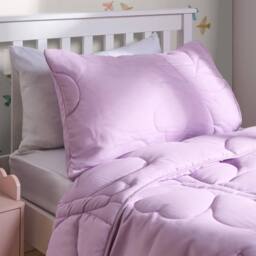OHS Coverless 7.5 TOG Butterfly Kids Duvet Cover Bedding Pillowcase Set in Lilac - Size: Double - thumbnail 3