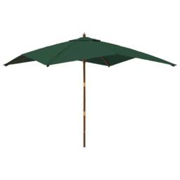 Hinsinc Garden Parasol Patio Umbrella in Teal - Size: 0.6m2