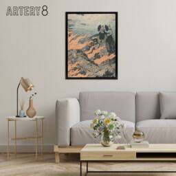 "Artery8 Poster for the Valkyrie Opera by Wagner Grasset Framed Canvas Wall Art - Size: W12"" x H16""" - thumbnail 3