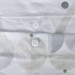 Smart Living Printed Reversible Circle Geo Duvet Cover With Pillowcases in Blue - Size: Single - thumbnail 8