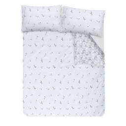 Smart Living Printed Reversible Circle Geo Duvet Cover With Pillowcases in Blue - Size: Single - thumbnail 4