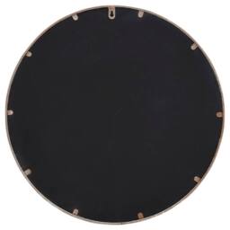 Berkfield Home Garden Mirror Sand 60x4 cm Iron Round for Outdoor Use in Beige - thumbnail 4