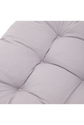 Living and Home 2 Pcs Outdoor Garden Chair Cushion Dining Chair Pad in Grey - thumbnail 3