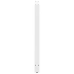Berkfield Home Coffee Table Legs White 2 pcs 60x(110-111) cm Steel - thumbnail 6