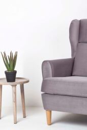 Homescapes Aloe Vera Artificial Succulent in Black Pot, 30 cm Tall in Green - thumbnail 2