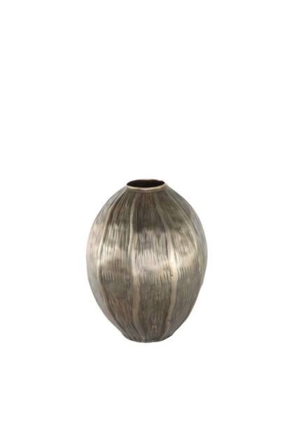 KDMD Antique Gold Eros Seed Metal Vase 22.5cm - image 1