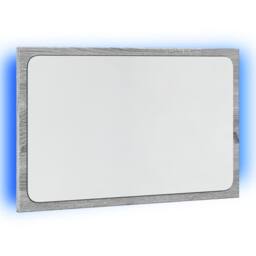 Berkfield Home LED Bathroom Mirror Grey Sonoma 60x8.5x38 cm Engineered Wood - thumbnail 5