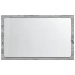 Berkfield Home LED Bathroom Mirror Grey Sonoma 60x8.5x38 cm Engineered Wood - thumbnail 6