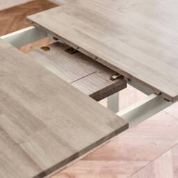 FurnitureboxUK Salcombe Extending Light Grey Table with 2 Chairs & 2 Large Benches - thumbnail 6