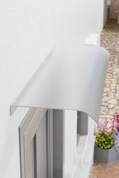 Living and Home Door Shelter Frosted Awning Canopy Outdoor Rain Cover in Clear - Size: X - thumbnail 1