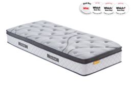 Sleepsoul Heaven Mattress in White - Size: Super King - thumbnail 3