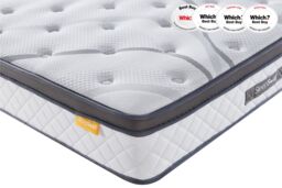 Sleepsoul Heaven Mattress in White - Size: Super King - thumbnail 4
