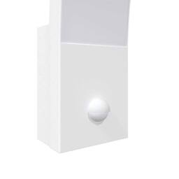 Berkfield Home Outdoor LED Wall Lights with Sensors 2pcs White Die-cast Aluminium - thumbnail 8