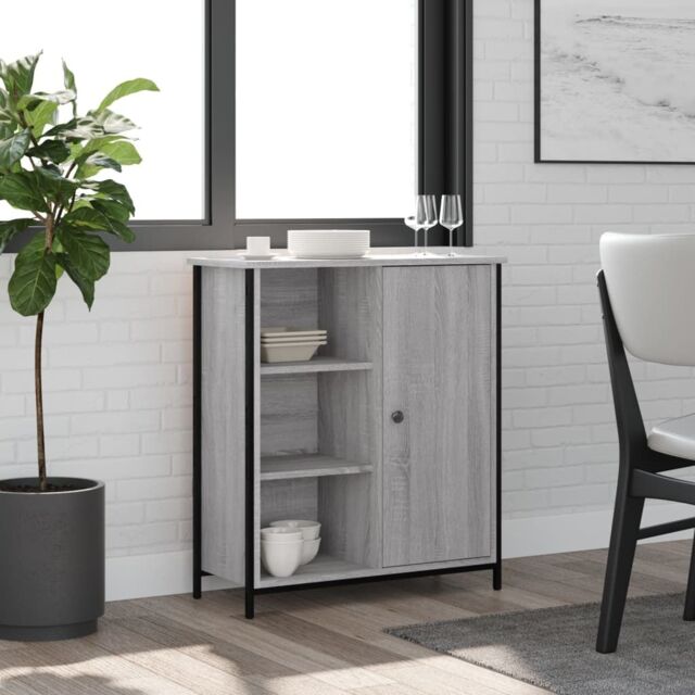 Berkfield Home Sideboard Grey Sonoma 70x30x80 cm Engineered Wood - Size: 70 x 30 x 80 cm - image 1