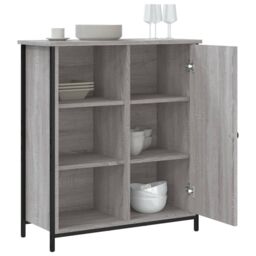 Berkfield Home Sideboard Grey Sonoma 70x30x80 cm Engineered Wood - Size: 70 x 30 x 80 cm - thumbnail 4