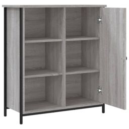 Berkfield Home Sideboard Grey Sonoma 70x30x80 cm Engineered Wood - Size: 70 x 30 x 80 cm - thumbnail 5