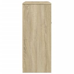 Berkfield Home Bathroom Cabinet Sonoma Oak 60x33x80 cm Engineered Wood in Brown - Size: 60 x 33 x 80 cm - thumbnail 5