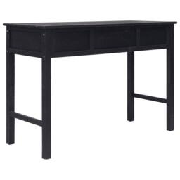 Berkfield Home Elegant Console Table Black 110x45x76 cm Wood - Size: 110 x 45 x 76 cm - thumbnail 5