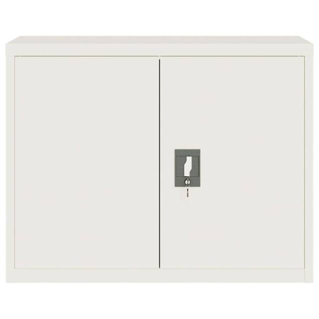 Berkfield Home Durable File Cabinet White 90x40x70 cm Steel - Size: 90 x 40 x 70 cm - image 1