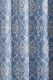 Dreams & Drapes 'Vivianna' Woven Pair of Eyelet Curtains in Blue - Size: 168 cm width x 137 cm drop - thumbnail 3