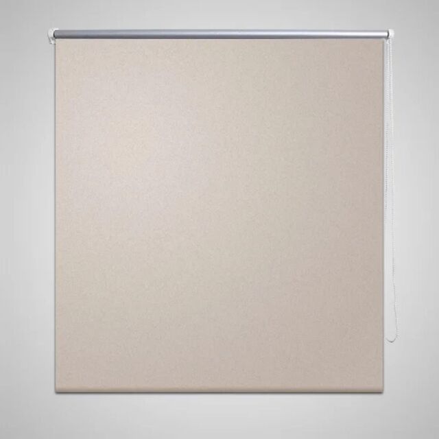 Berkfield Home Roller Blind Blackout 100 x 175 cm Beige - image 1