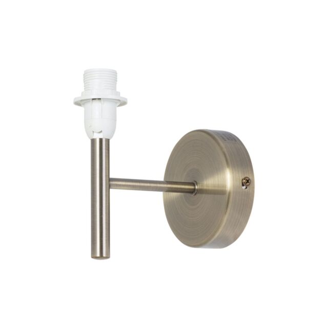 First Choice Lighting Brea - Antique Brass Wall Light Fitting Only in Gold - image 1