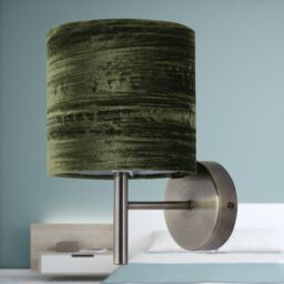 First Choice Lighting Brea - Antique Brass Wall Light Fitting Only in Gold - thumbnail 4