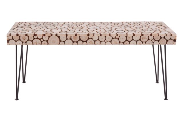 Orsina Handcrafted Coffee Table, Versatile Design Wooden Table, Stable Coffee Table, Sleek Table With Hairpin Legs in Natural - image 1