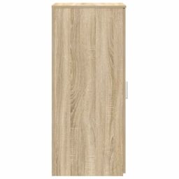 Berkfield Home Storage Cabinet Sonoma Oak 40x45x103.5 cm Engineered Wood in Brown - thumbnail 6