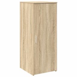 Berkfield Home Storage Cabinet Sonoma Oak 40x45x103.5 cm Engineered Wood in Brown - thumbnail 2