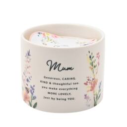 The Cottage Garden Mother's Day 2 Wick Ceramic Candle - Mum in White - thumbnail 1