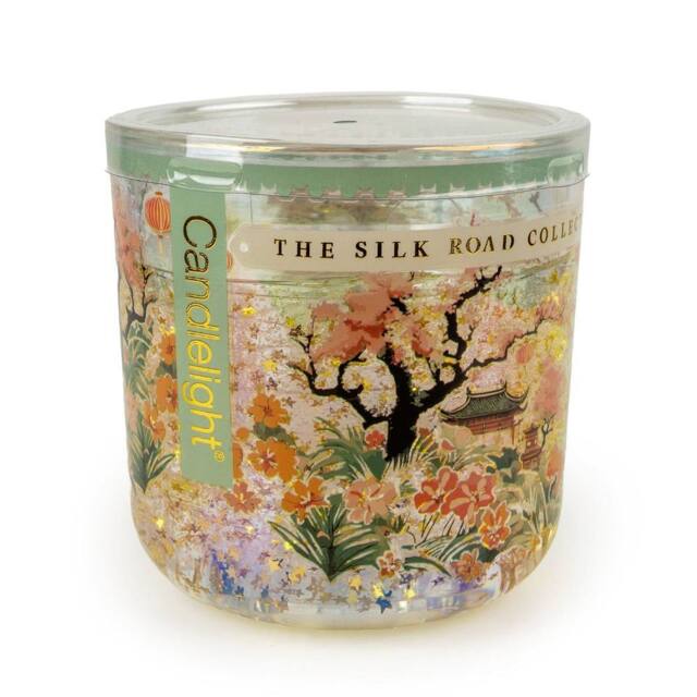 Candlelight The Silk Road Collection Chengdu Light Up Glitter Candle - image 1