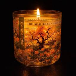 Candlelight The Silk Road Collection Chengdu Light Up Glitter Candle - thumbnail 2