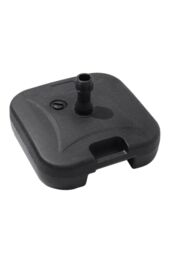 H&O Direct PP Square Water & Sand Filled Freestanding Parasol Base in Black - thumbnail 3